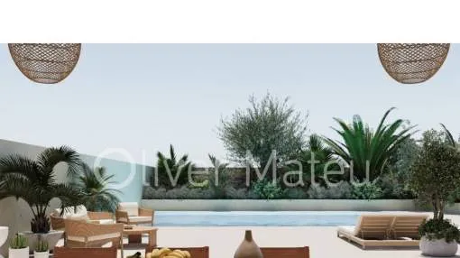 CASA MALLORQUINA TOTALMENTE REFORMADA CON PISCINA, TERRAZA-JARDÍN Y GARAGE EN SA CABANETA
