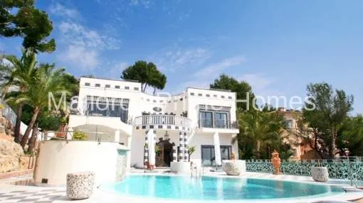 Majestuosa villa diseñada por el arquitecto italiano en Bendinat