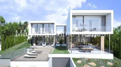 Terreno edificable con proyecto de Villa en Sol de Mallorca