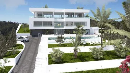 Villa de nueva construcción en venta en el suroeste de Mallorca