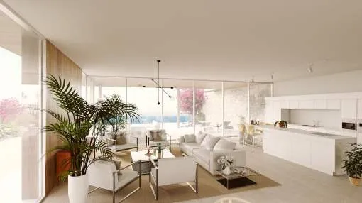 Villa de lujo de nueva construcción cerca de la playa en venta en Sol de Mallorca