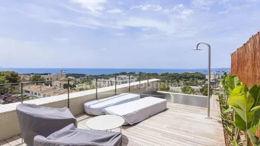 Ático dúplex de lujo con piscina en la azotea, en venta en Palma, Mallorca