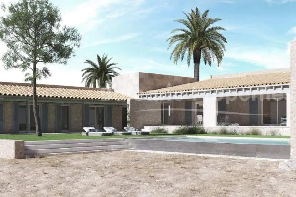 Casa de campo de nueva construcción en venta en Campos, Mallorca