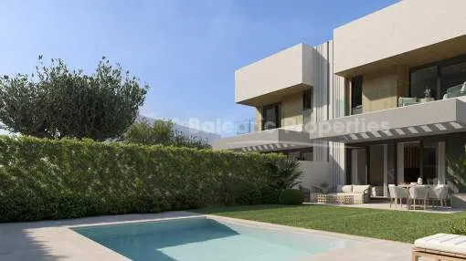 Casa adosada de obra nueva con jardín y piscina privados cerca de Llucmajor, Mallorca