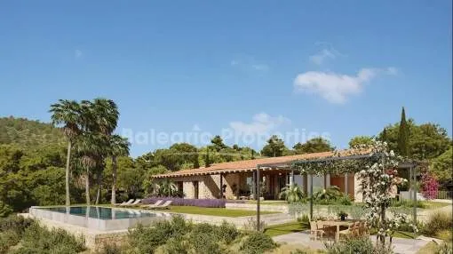 Lujosa casa de campo en venta entre Santa Maria y Bunyola, Mallorca