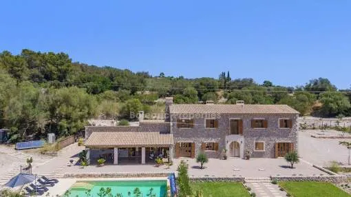 Preciosa casa de campo con piscina climatizada en venta en Algaida, Mallorca