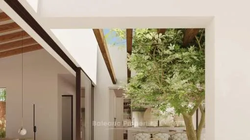 Proyecto de villa contemporánea con vistas al mar en venta en Pòrtol, Mallorca