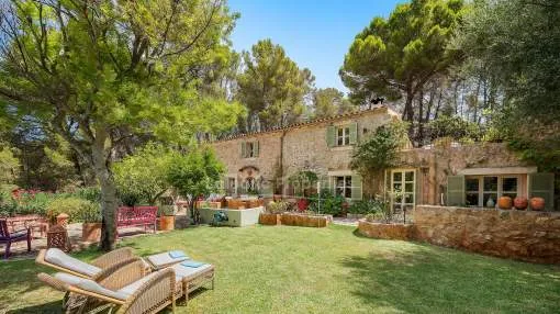 Pintoresca villa rústica en venta cerca del pueblo de S'Arraco en Andratx, Mallorca