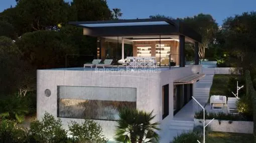 Nueva villa lujosa a la venta en Cala Mandia, Mallorca