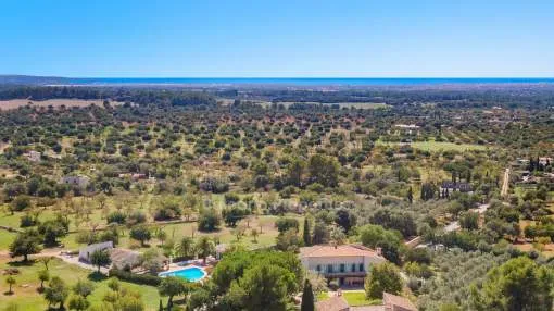 Finca palaciega con enorme casa de invitados en venta en Bunyola, Mallorca