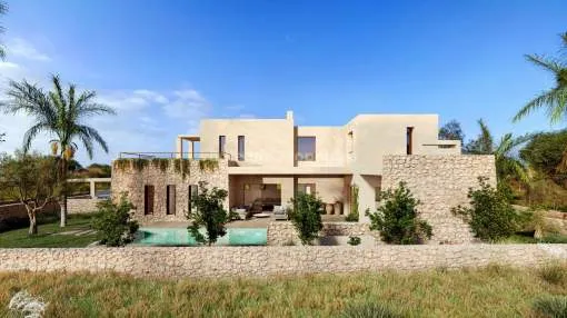 Proyecto de villa de dos plantas en venta en Portol, Mallorca