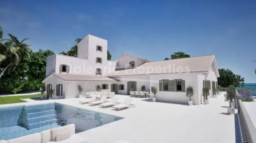 Villa excepcional en venta en la exclusiva zona de Mas Pal, Mallorca