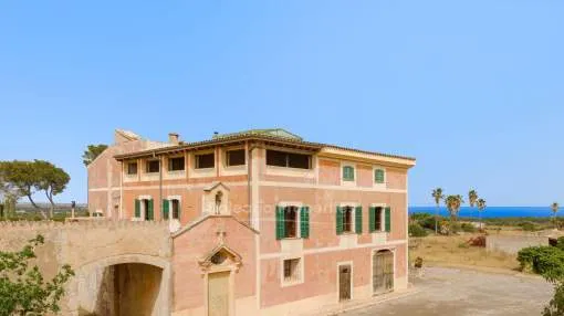 Histórica casa señorial en venta en Calas de Mallorca zona de Manacor, Mallorca