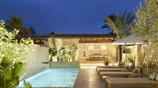 Lujosa casa adosada en construcción en venta en Santanyi, Mallorca