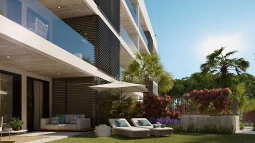 Apartamento con jardín a estrenar en venta en Cala Ratjada, Mallorca