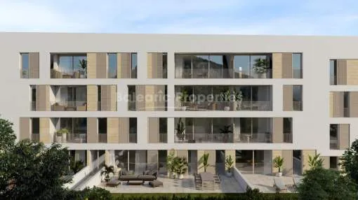 Nuevo apartamento de lujo con jardín en venta en Pollensa, Mallorca