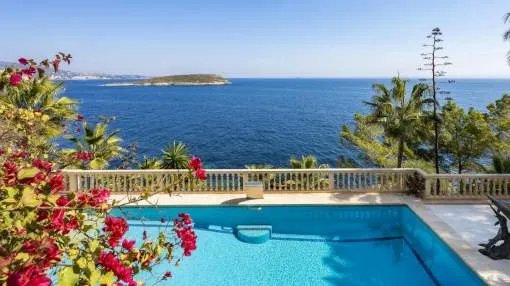 Espectacular villa con acceso directo al mar en Cala Vinyes, Mallorca