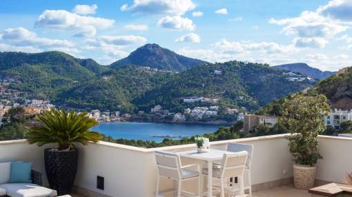 Ático de lujo con piscina y vistas al mar en venta en Puerto Andratx, Mallorca Ático de lujo con piscina y vistas al mar en venta en Puerto Andratx, Mallorca