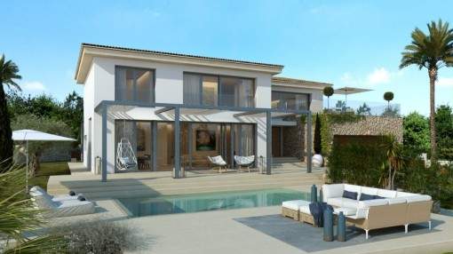 Villa moderna de lujo de nueva construcción en excelente ubicación en Santa Ponsa Villa moderna de lujo de nueva construcción en excelente ubicación en Santa Ponsa