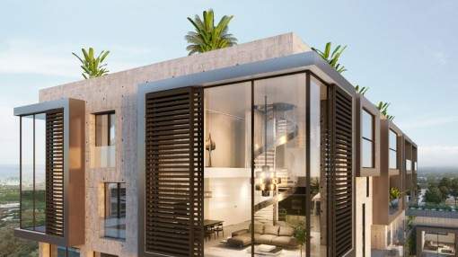 Impresionante ático de lujo con azotea, piscina, garaje y vistas al mar en Nou Llevant, Palma Impresionante ático de lujo con azotea, piscina, garaje y vistas al mar en Nou Llevant, Palma