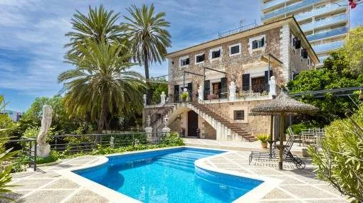Preciosa villa señorial con alto valor hictórico y vistas al mar en Palma