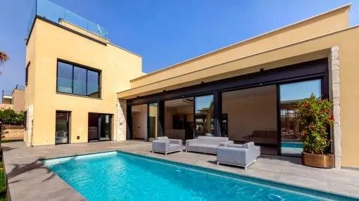 Villa moderna y lujosa en Sa Ràpita con 2 piscinas