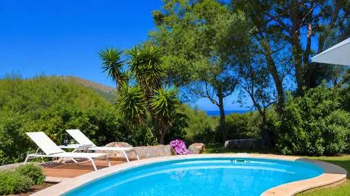 Encantadora villa con piscina cerca de Cala Ratjada disponible para alquiler de temporada