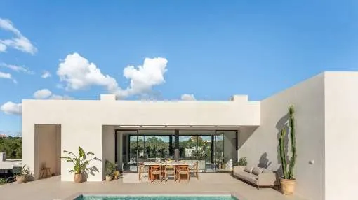 Exclusivo proyecto de villa de nueva construcción en una ubicación de ensueño en Cala Domingo, Cales de Mallorca