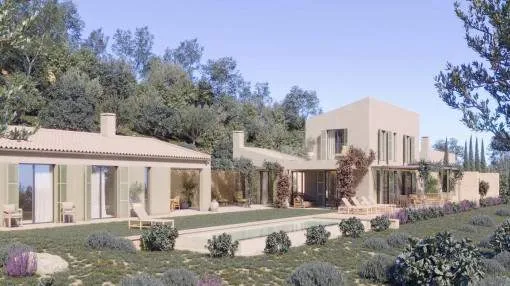 Parcela única con espectaculares vistas al mar y proyecto de construcción en Manacor