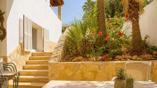 Apartamento cerca de la playa con jardín en Colònia de Sant Jordi