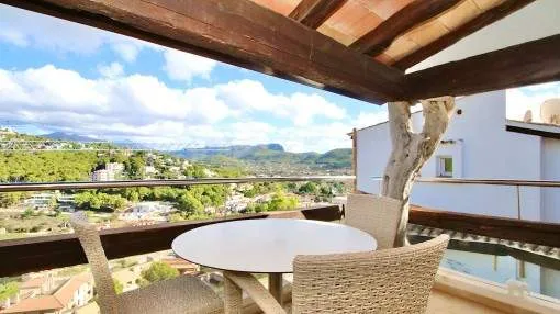 Modern Mediterranean penthouse in top condition in a small complex in Port Andratx