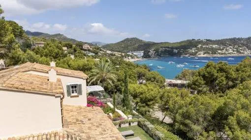 Exclusive villa in Camp de Mar with pool and sea views and absolute privacy