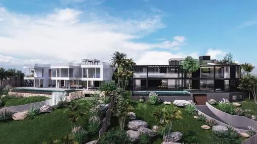 Villa de diseño con fantásticas vistas panorámicas al mar en el exclusivo Portals Nous