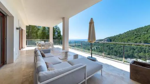 Elegante villa con vistas a la bahía de Palma en Son Vida