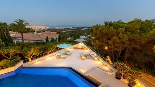 Espectacular villa de diseño con vistas al mar en Son Vida Espectacular villa de diseño con vistas al mar en Son Vida