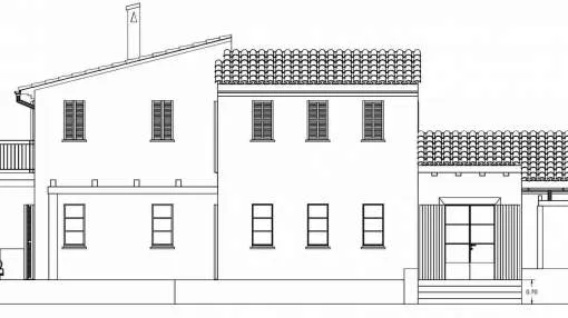 Villa de nueva construcción con diseño moderno en Ses Salines