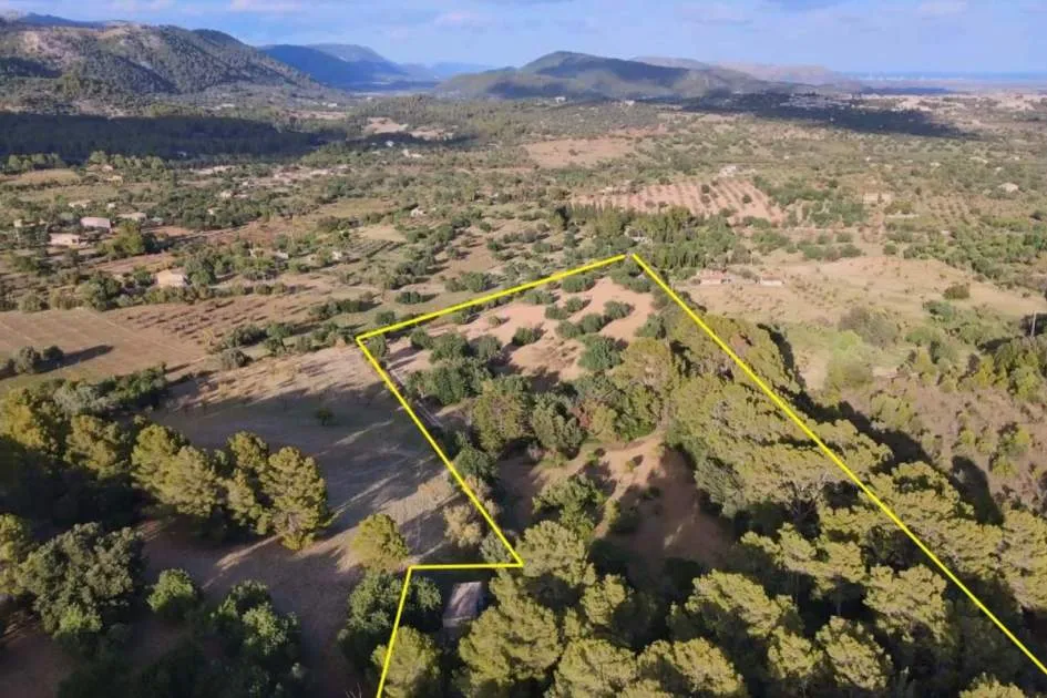 Amplia parcela cerca de Moscari con vista panorámica