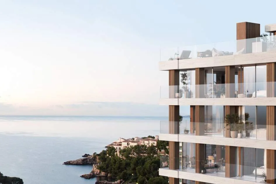 Apartamento de lujo de nueva construcción con piscina privada y vistas al mar en Bendinat