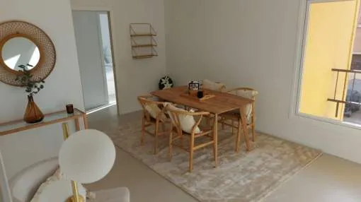 Apartamento renovado a pocos metros del Mar en Portixol en venta