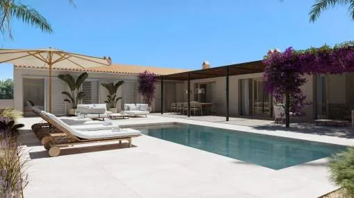 Excepcional chalet unifamiliar de obra nueva con piscina en Sineu
