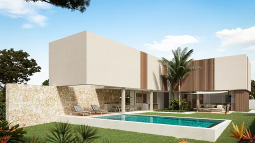 Chalet moderno y de alta calidad de nueva construcción en Sa Cabaneta