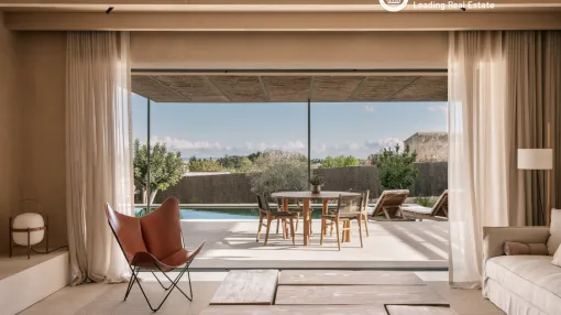 Encantadora villa contemporánea con piscina privada y vistas panorámicas cerca de Palma