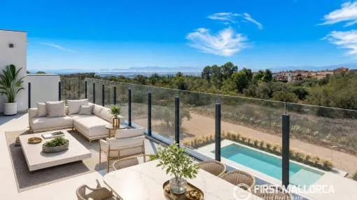 Villa de nueva construcción de lujo en Son Gual. Las mejores vistas y tranquilidad.