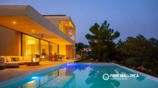 Casa Moderna de de obra nueva en Sa Coma, Bunyola.