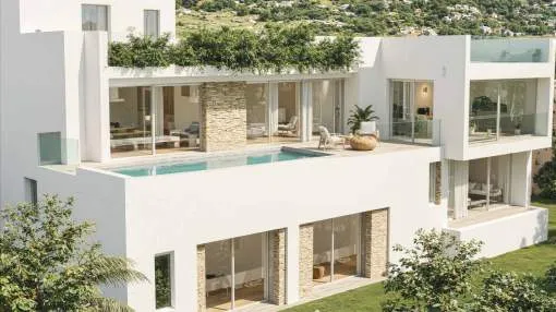 Villa de 4 dormitorios con vistas parciales al mar en una exclusiva zona residencial cerca de Port Andratx
