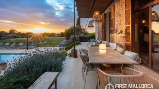 Exclusiva finca rural con casa contemporánea y casa de invitados histórica – a 3 min de Llucmajor