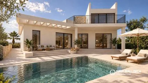 Villa contemporánea con piscina privada en Santa Ponsa.