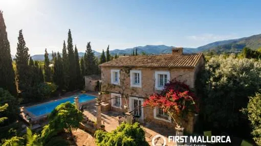 Fantástica finca con gran jardín entre Bunyola y Santa María