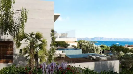 Villa de nueva construcción con vistas al mar en Alcanada