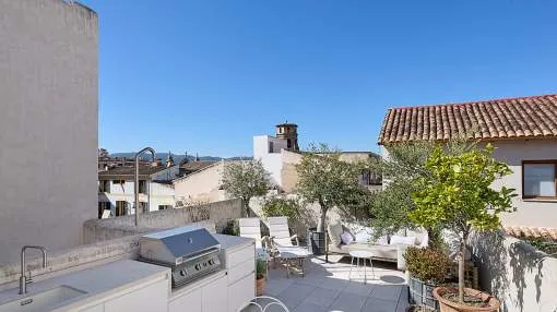 Ático excepcional en un palacio urbano histórico